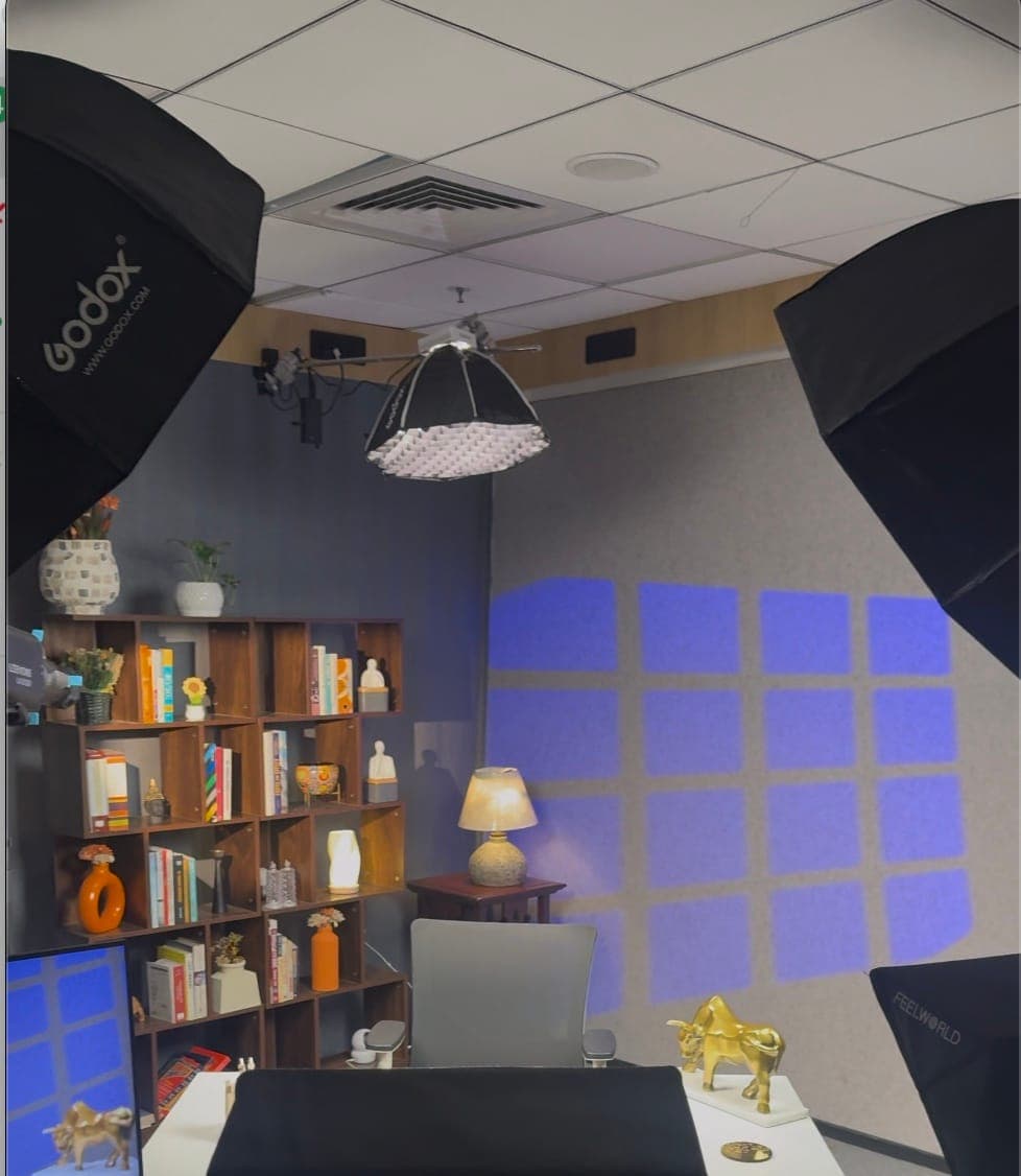5-point professional lighting system